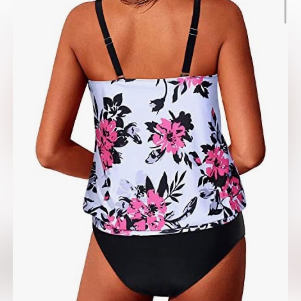 Women’s swimwear Tankini Bathing Suit Bikini Swimsuit NWT Plus Size XXL - Picture 2 of 2
